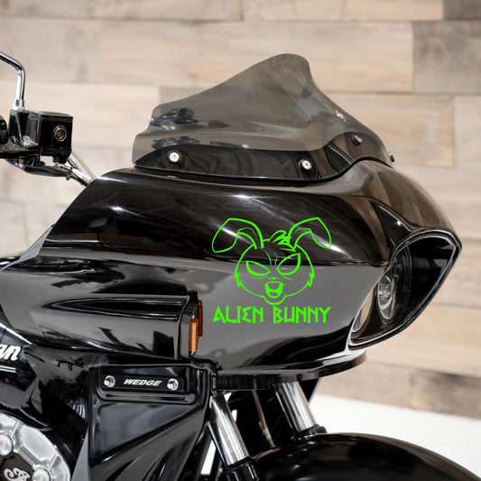 Alien Bunny, Moto Vinyl Decal