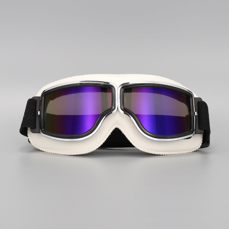 Retro Style Motorcycle Riding Goggles
