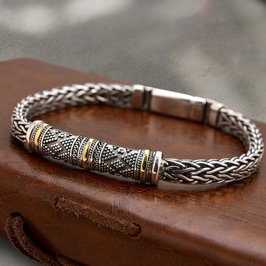 Hand-woven Keel Men's Bracelet