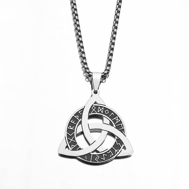 Viking Celtic Knot Stainless Steel Necklace