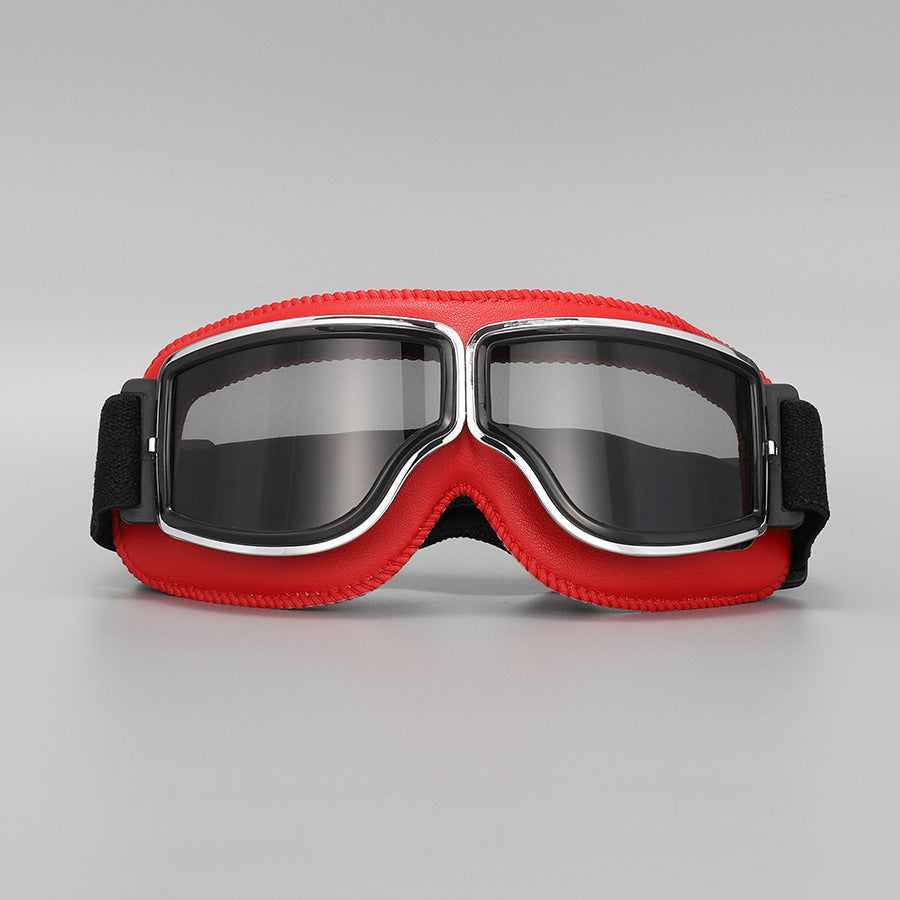 Retro Style Motorcycle Riding Goggles