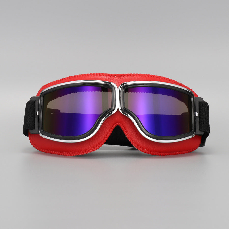 Retro Style Motorcycle Riding Goggles