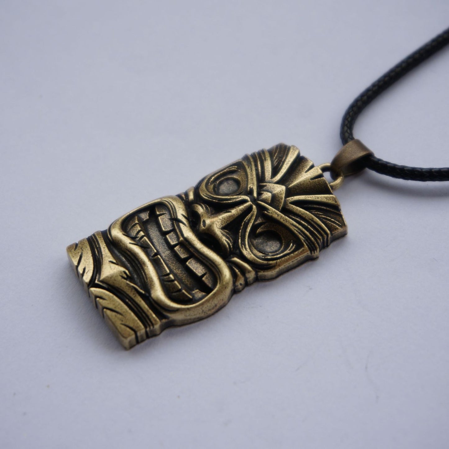 Hawaiian Tiki God Pendant Necklace