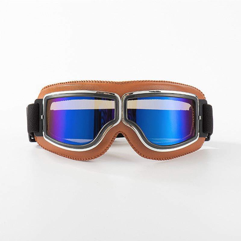 Retro Style Motorcycle Riding Goggles