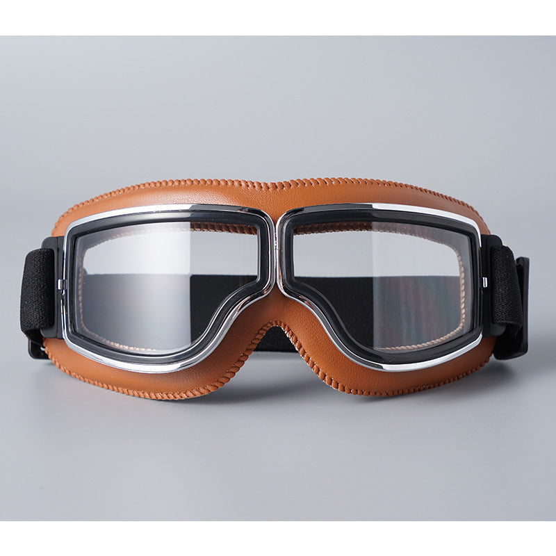 Retro Style Motorcycle Riding Goggles