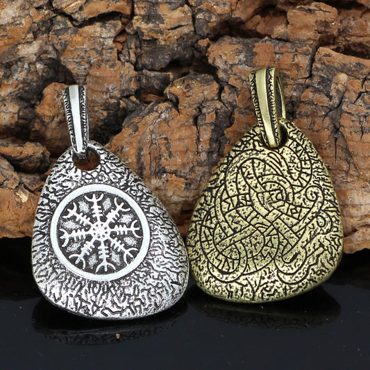 Viking Compass Pendant Necklace