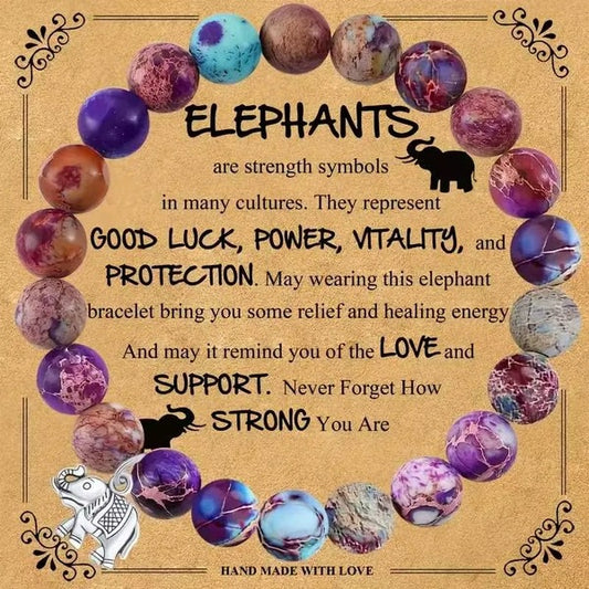 Mixed Natural Stone Message Bracelets