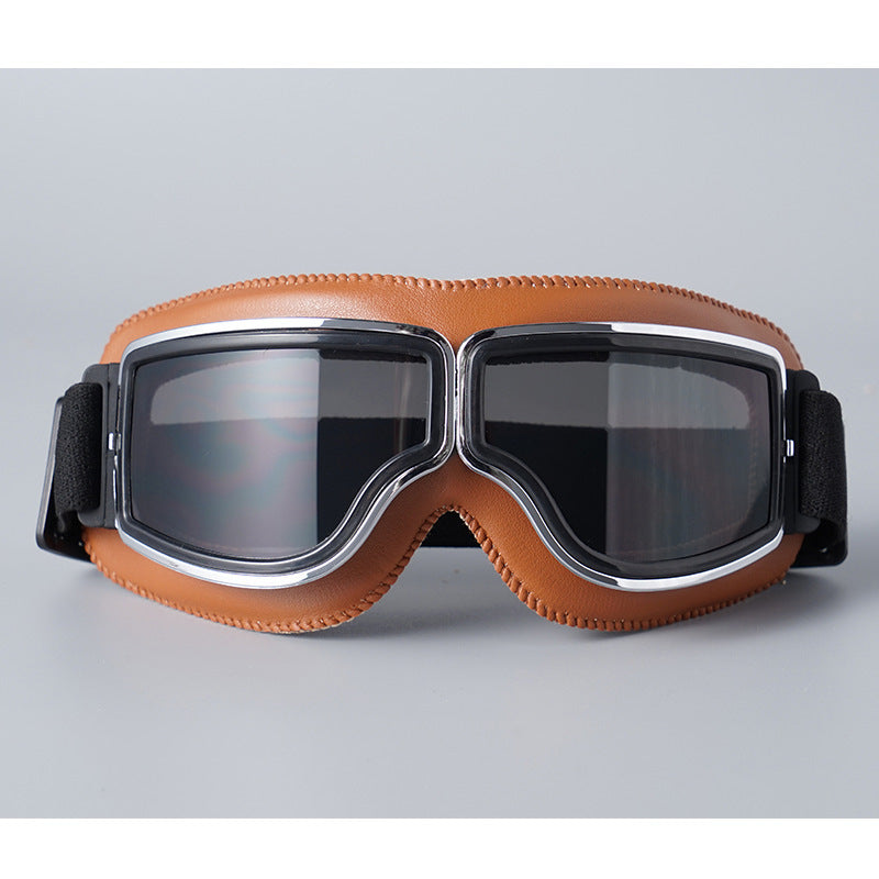 Retro Style Motorcycle Riding Goggles