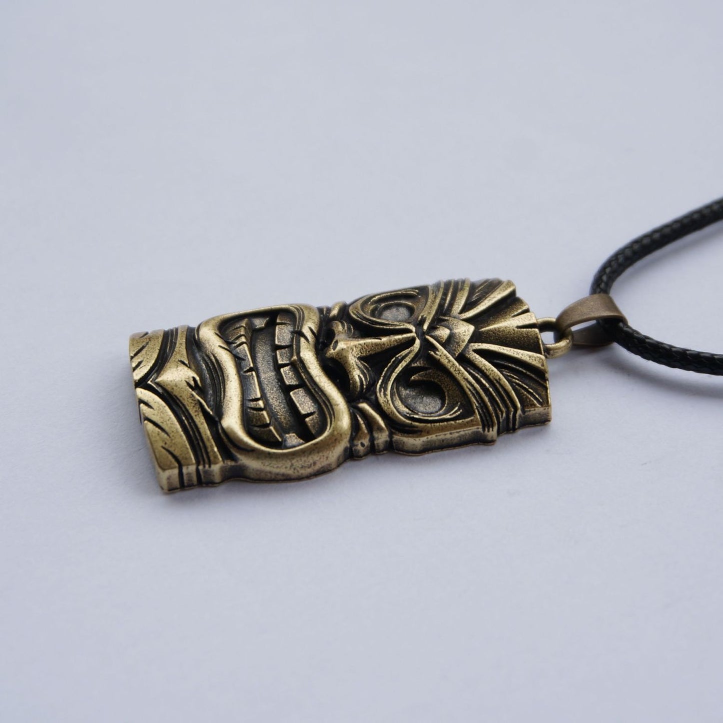 Hawaiian Tiki God Pendant Necklace