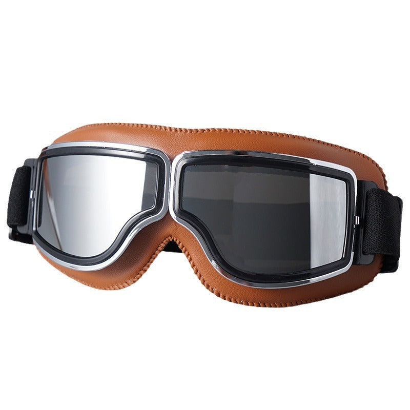 Retro Style Motorcycle Riding Goggles