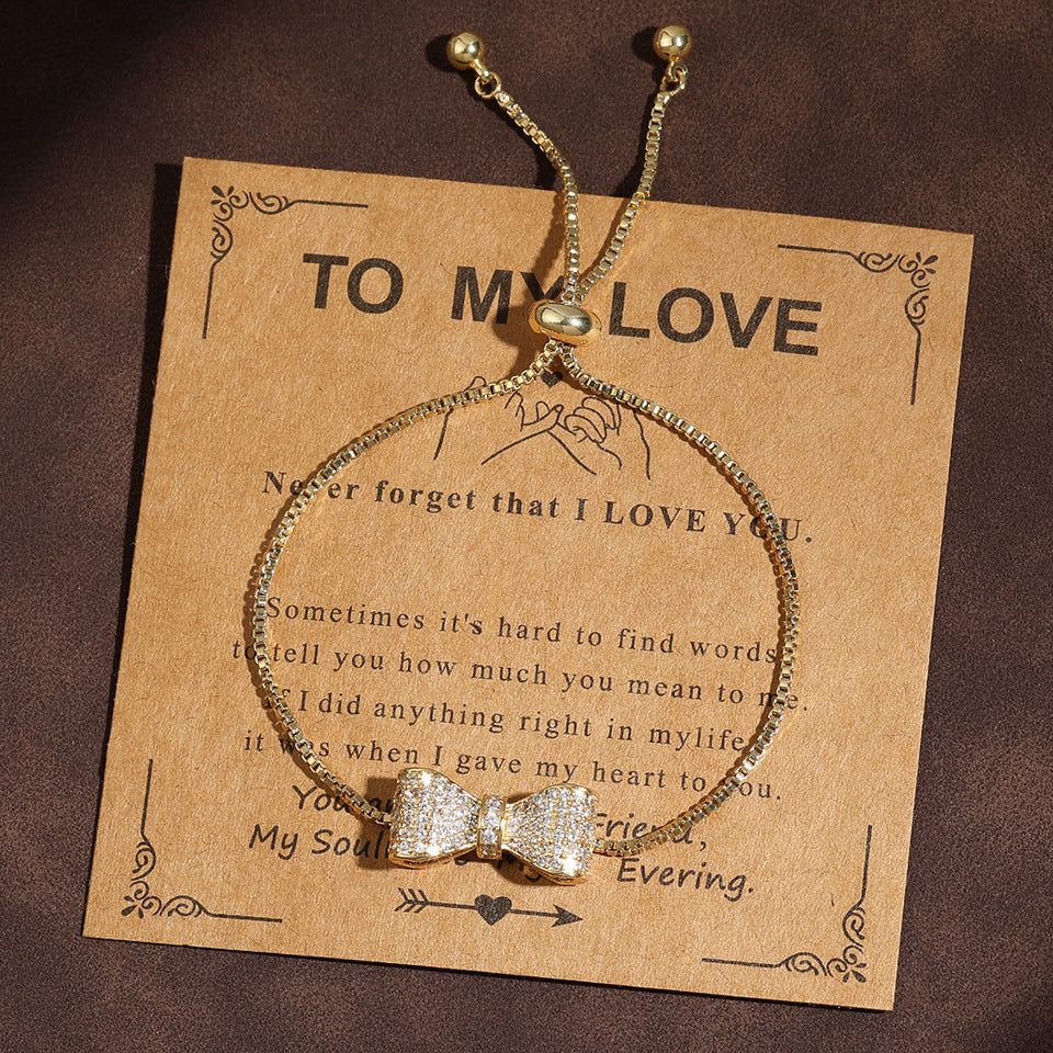 Exquisite Bow Bracelet