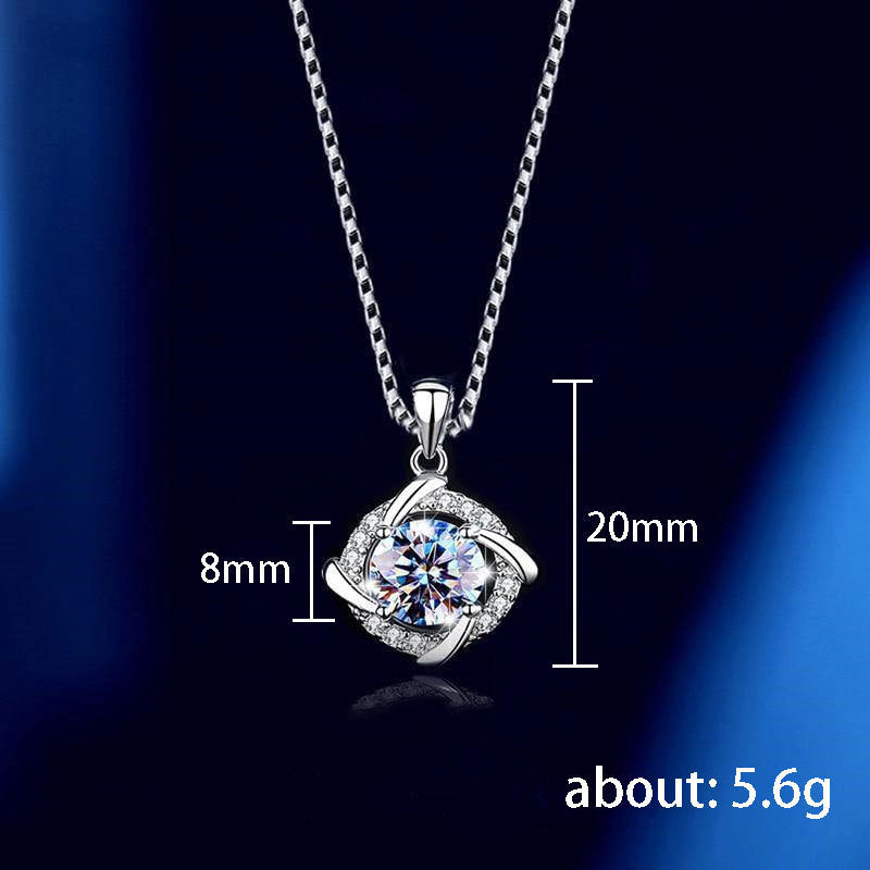Zircon Clover Necklace
