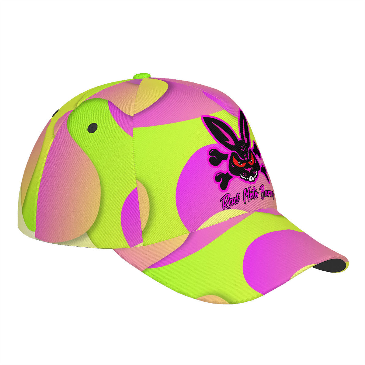 Rad Moto Bunny, Coulorful, Baseball Cap