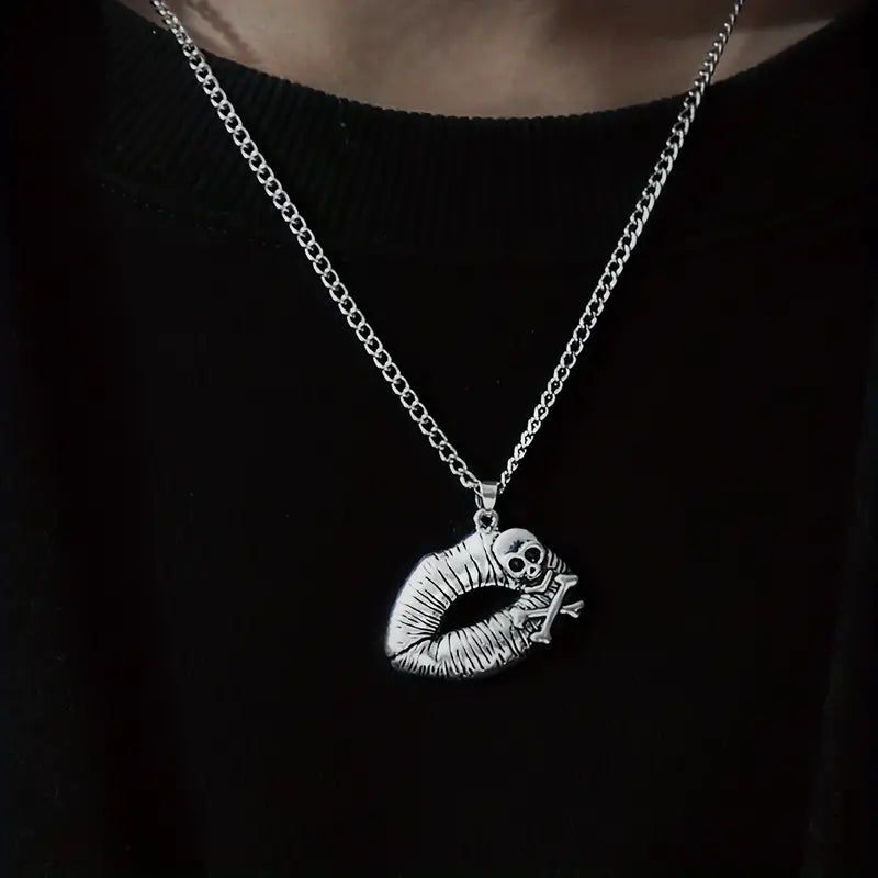 Hot Lips Pendant Necklace.