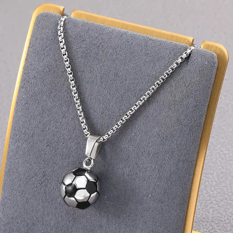 Soccer Ball Necklace.