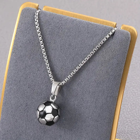 Soccer Ball Necklace.