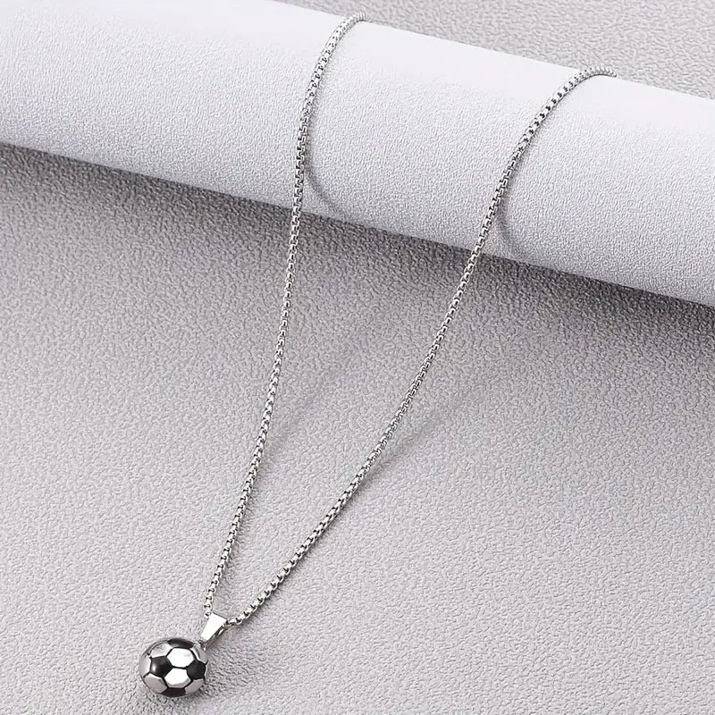 Soccer Ball Necklace.