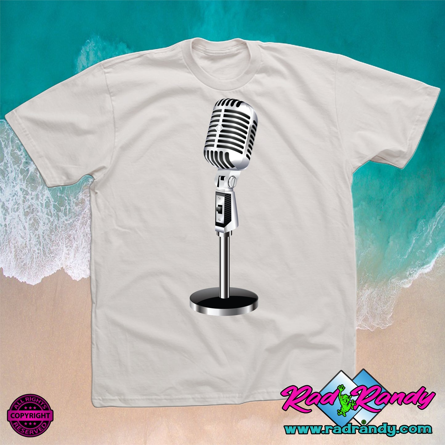 Microphone. PNG Digital Print file.