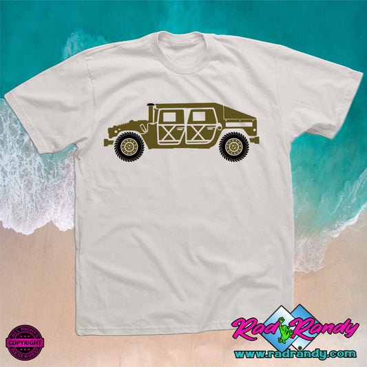 Military Hummer. PNG Digital Print file.