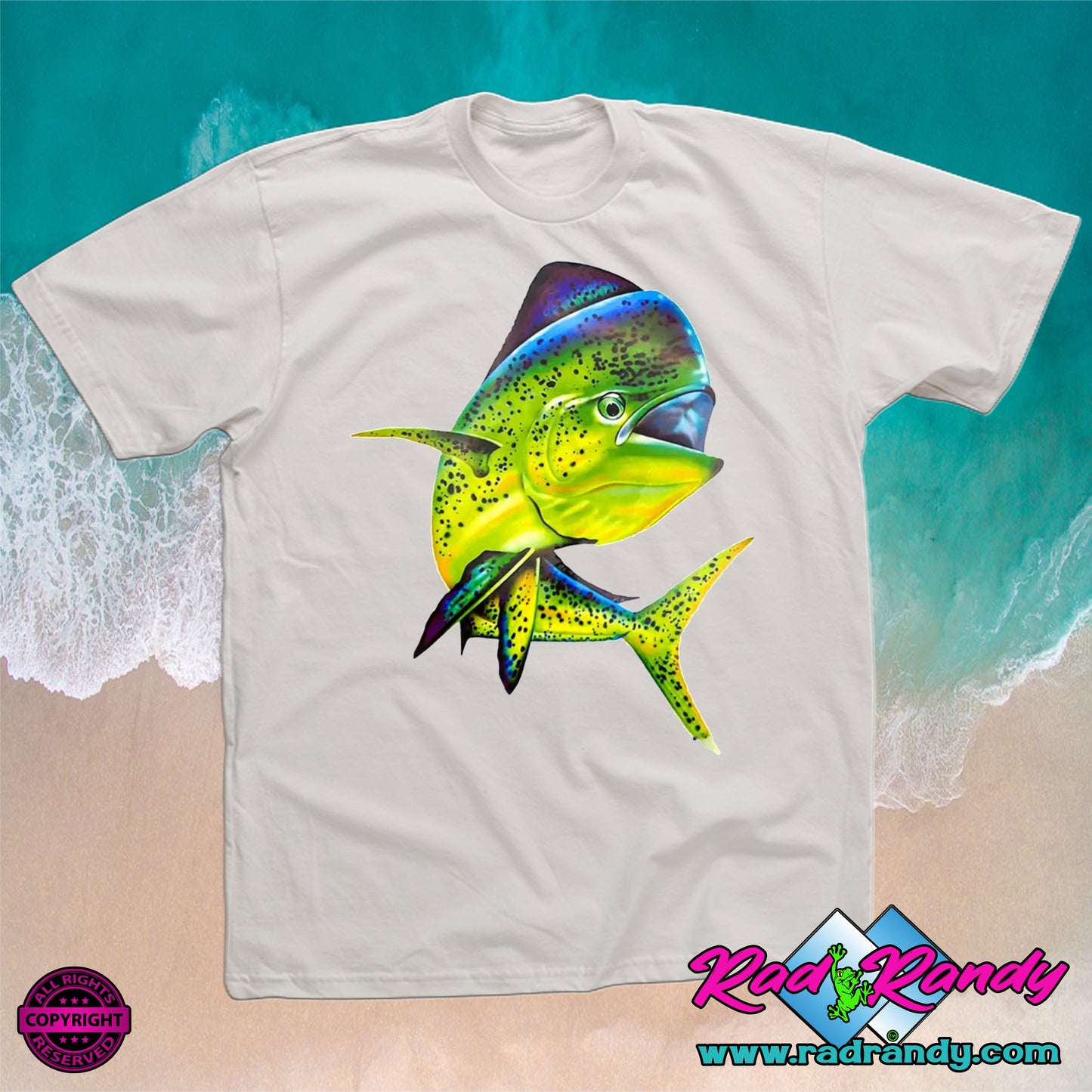 Dorado, Mahi Mahi. PNG Digital Print file.