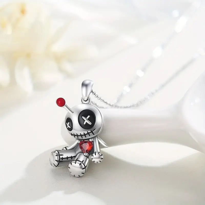 Voo Doo Doll Necklace.