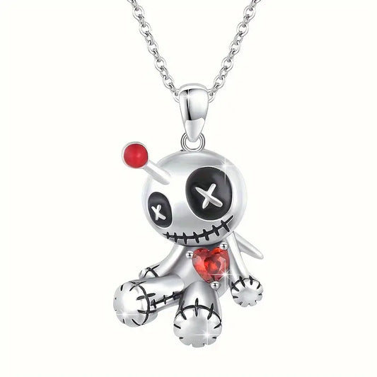 Voo Doo Doll Necklace.