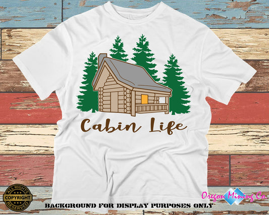 Cabin Life. SVG Digital Cut or Print files.