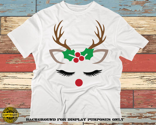 Christmas Deer, SVG Digital Cut or Print files.