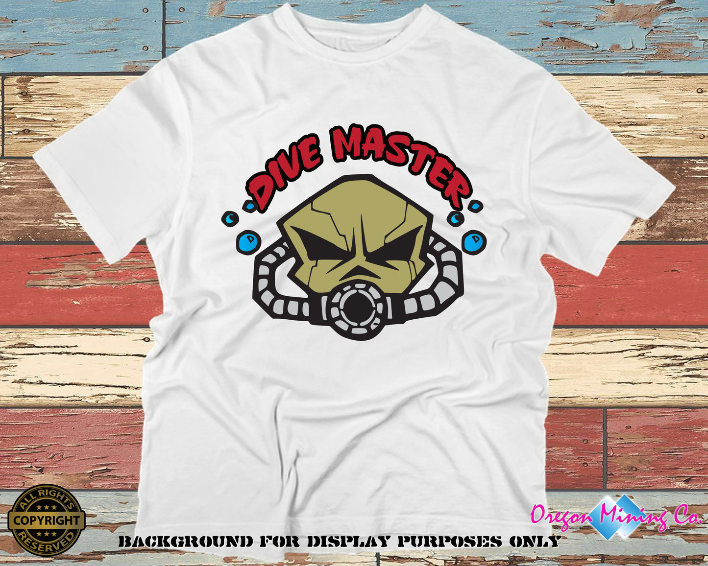 Dive Master. SVG Digital Cut or Print files.