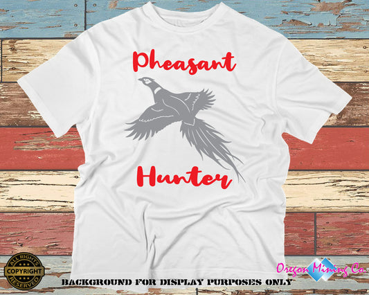 Pheasant Hunter. SVG Digital Cut or Print files.