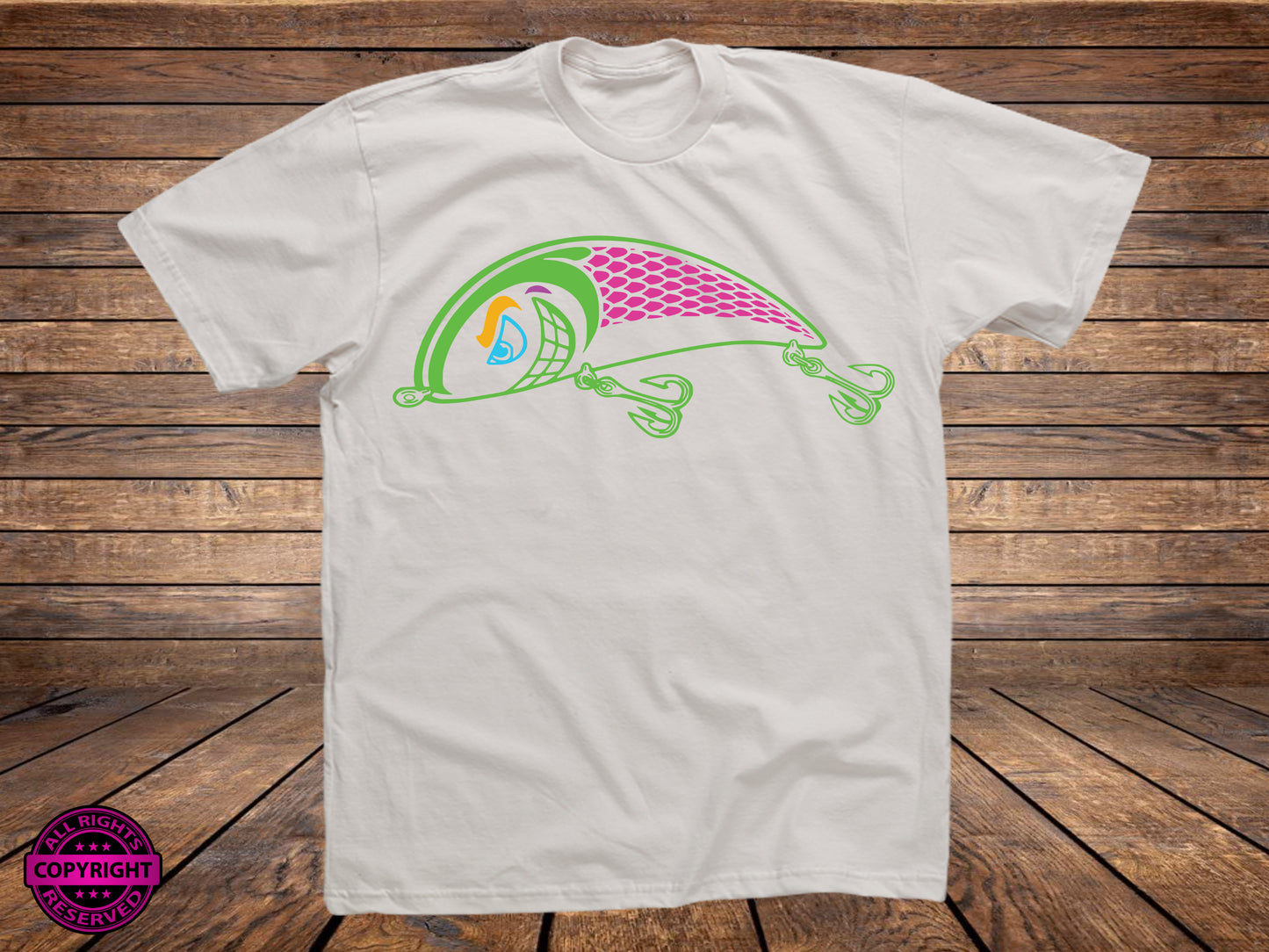 Fishing Lure, SVG Digital Cut or Print file.