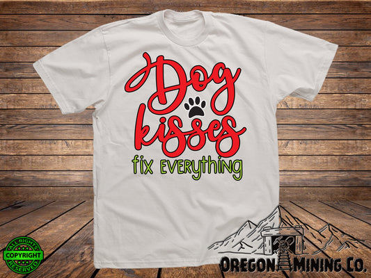 Dog Kisses fix Everything. SVG Digital Cut or Print files.