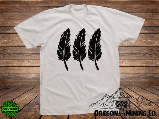 3 Feathers. SVG Digital Cut or Print files.