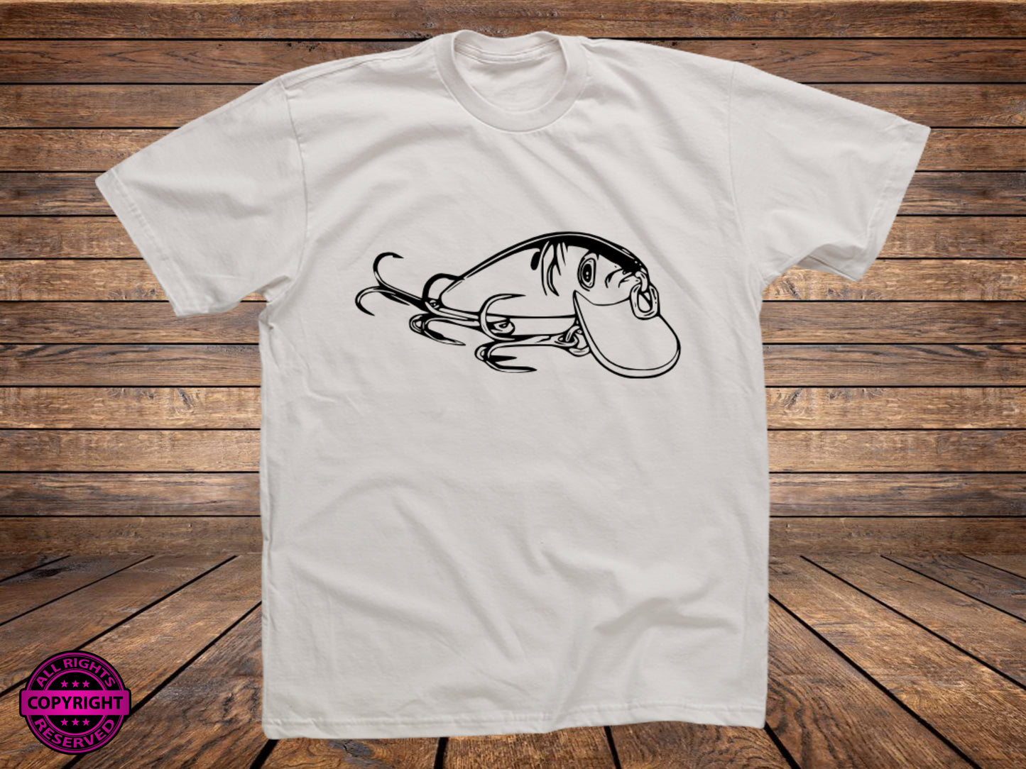 Fishing Lure, SVG Digital Cut or Print file.