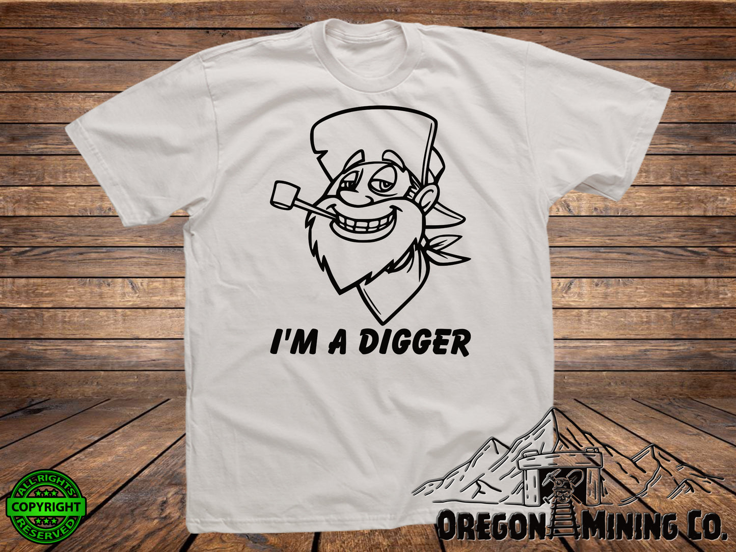 Old Timer, Miner. SVG Digital Cut or Print files.