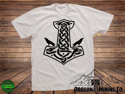 Viking Thors Hammer. SVG Digital Cut or Print files.