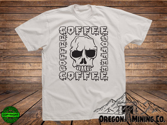 Coffee Skull. SVG Digital Cut or Print files.