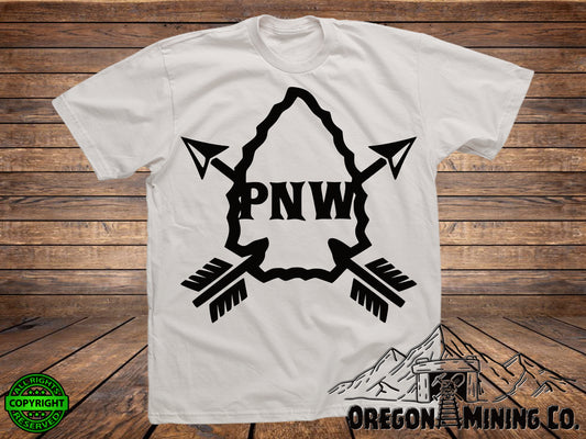 PNW Arrowhead. SVG Digital Cut or Print files.