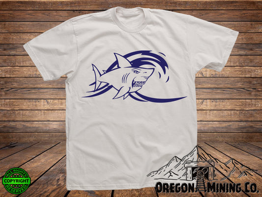 Shark Wave. SVG Digital Cut or Print files.