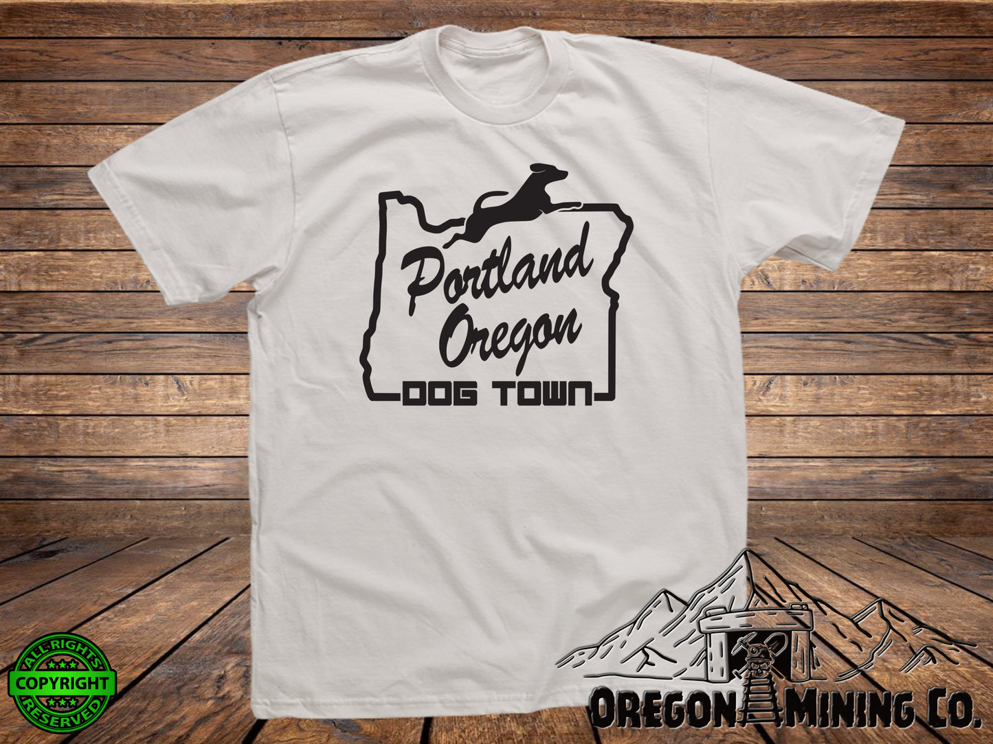 Portland Oregon, Dog Town. SVG Digital Cut or Print files.