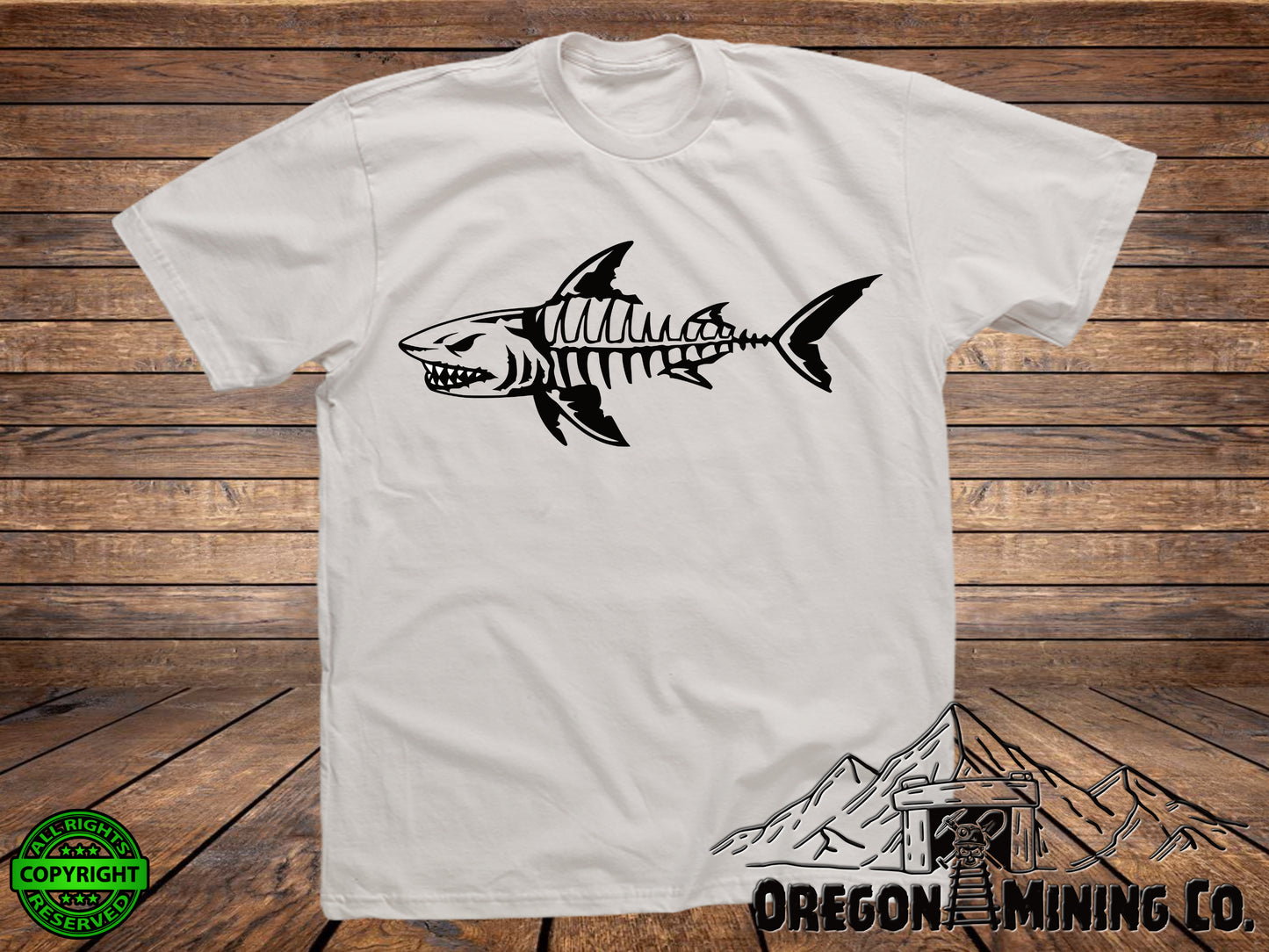 Shark Bones. SVG Digital Cut or Print files.