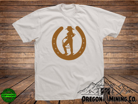 Horseshoe Cowgirl. SVG Digital Cut or Print files.
