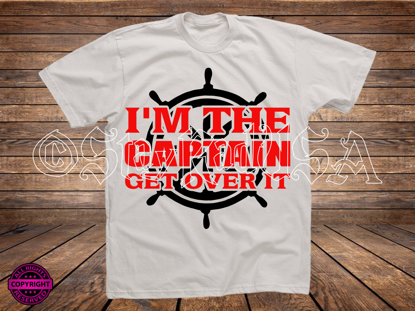 I'M The Captain. SVG Digital Cut or Print file.