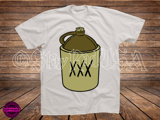 Moonshine Jug, SVG Digital Cut or Print file.