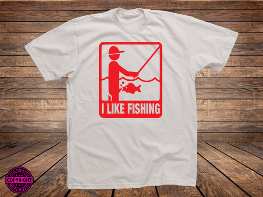 I Like Fishing, SVG Digital Cut or Print file.