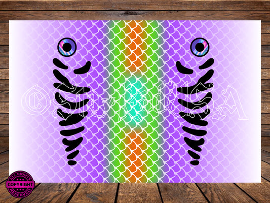 Lure Tumbler Wrap. PNG Digital Print file. #80