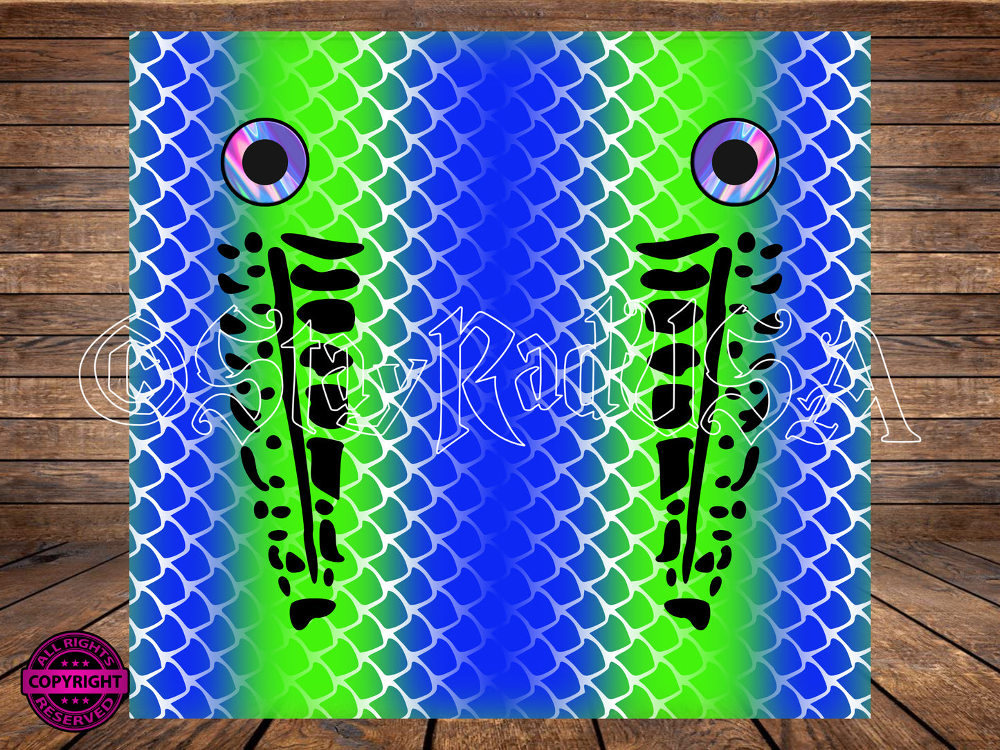 30oz. Lure Tumbler Wrap. PNG Digital Print file. #39