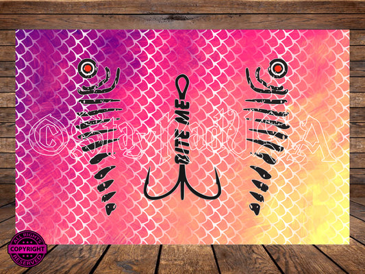 Lure Tumbler Wrap. JPG Digital Print file.