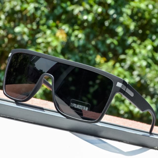 Squared Polarized Sports Sunglasses