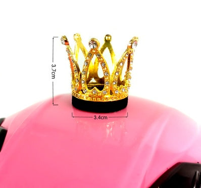 Motorcycle Helmet Crown Ornament